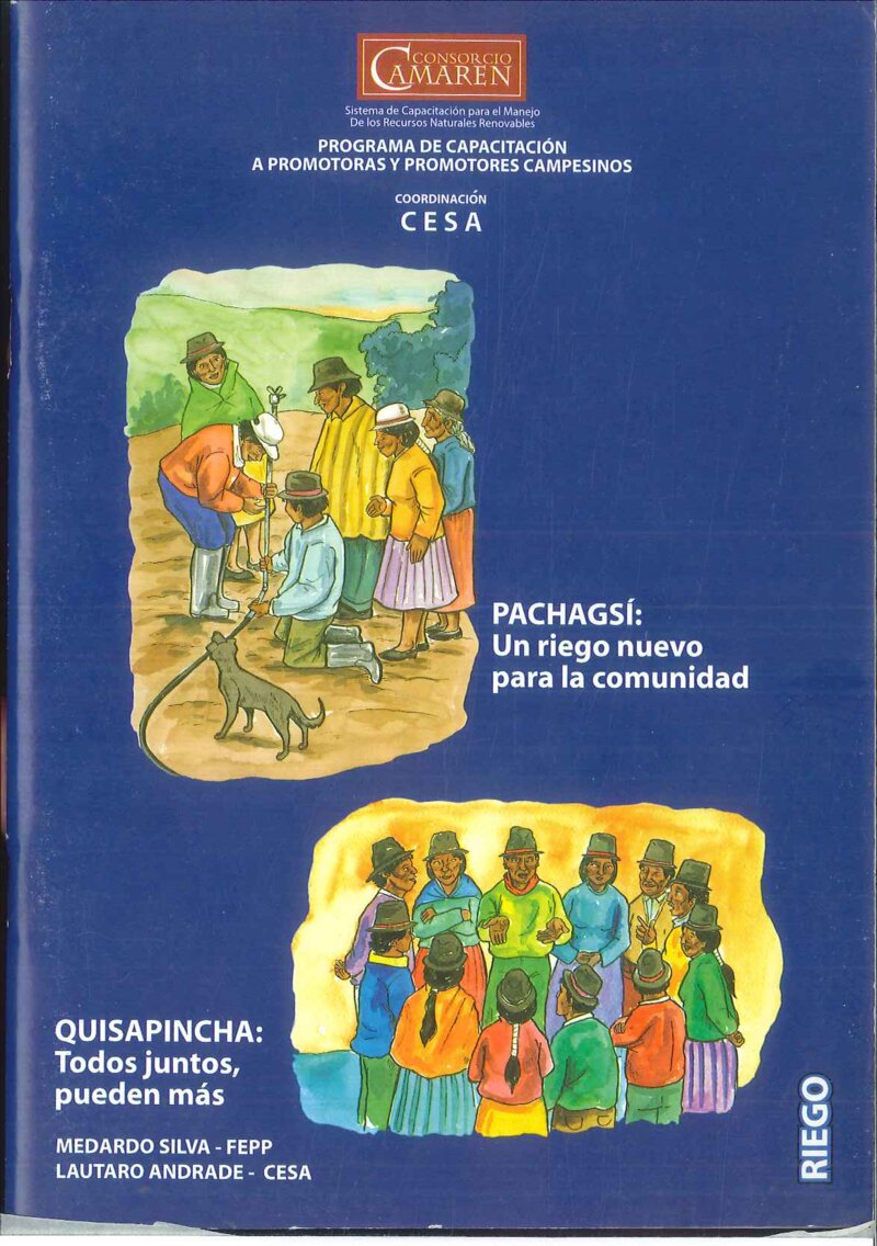 Riego caso Pachagsi y Quisapincha